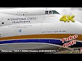 Antonov 124100m ruslan valencia ur82007 low takeoff 4k 60fps