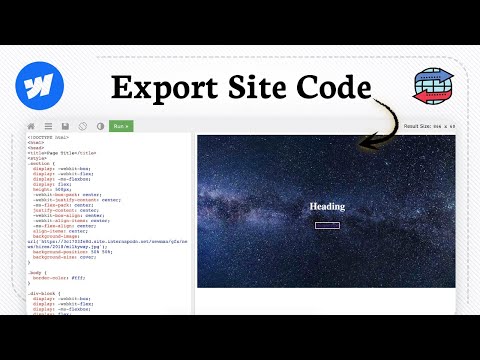 How to export site code in Webflow for free