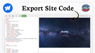 How to export site code in Webflow for free