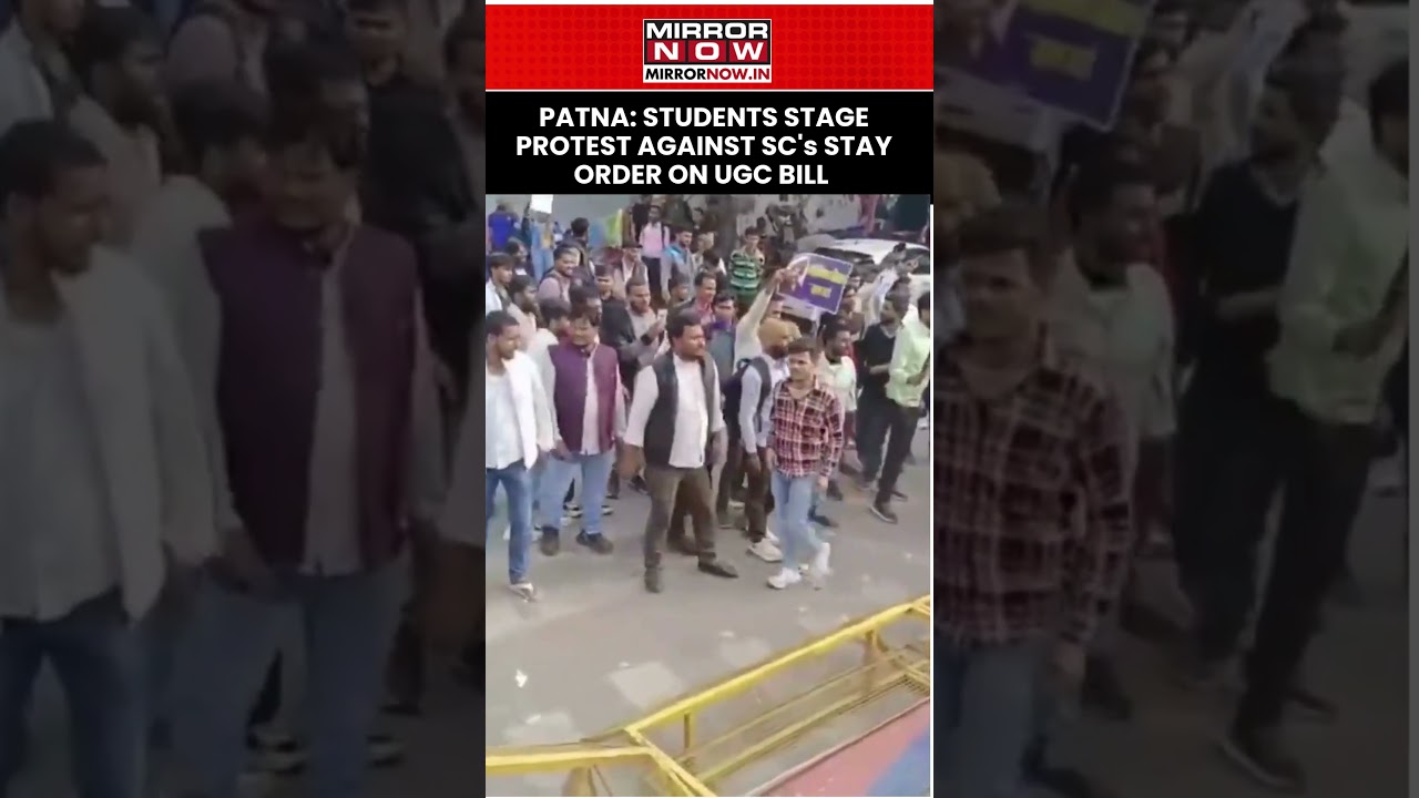 Patna: Students Stage Massive Protest Against Supreme Court’s Stay Order On The UGC Bill 