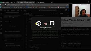 Crear y hacer commit de repositorio de github desde code sandbox