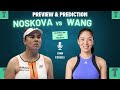 Linda Noskova vs Wang Xinyu | Australian Open 2026 Round 3 | Preview and Prediction