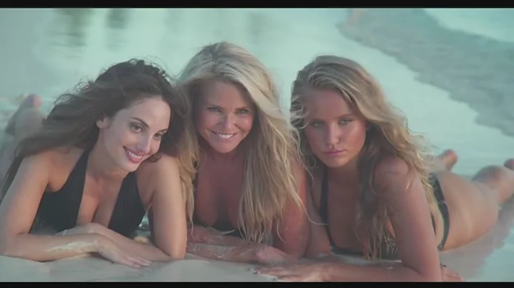 Christie Brinkley Poses With Daughters In Sports I...