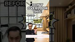 Insane HDB Transformation! 🤯 (Rivervale Crescent 4-Room) #shorts
