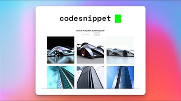 Build a DALL-E Clone in JavaScript Using the OpenAI Image API