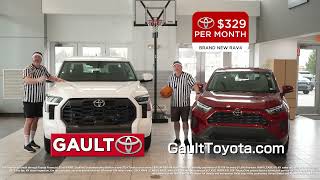 It's March at Gault Toyota