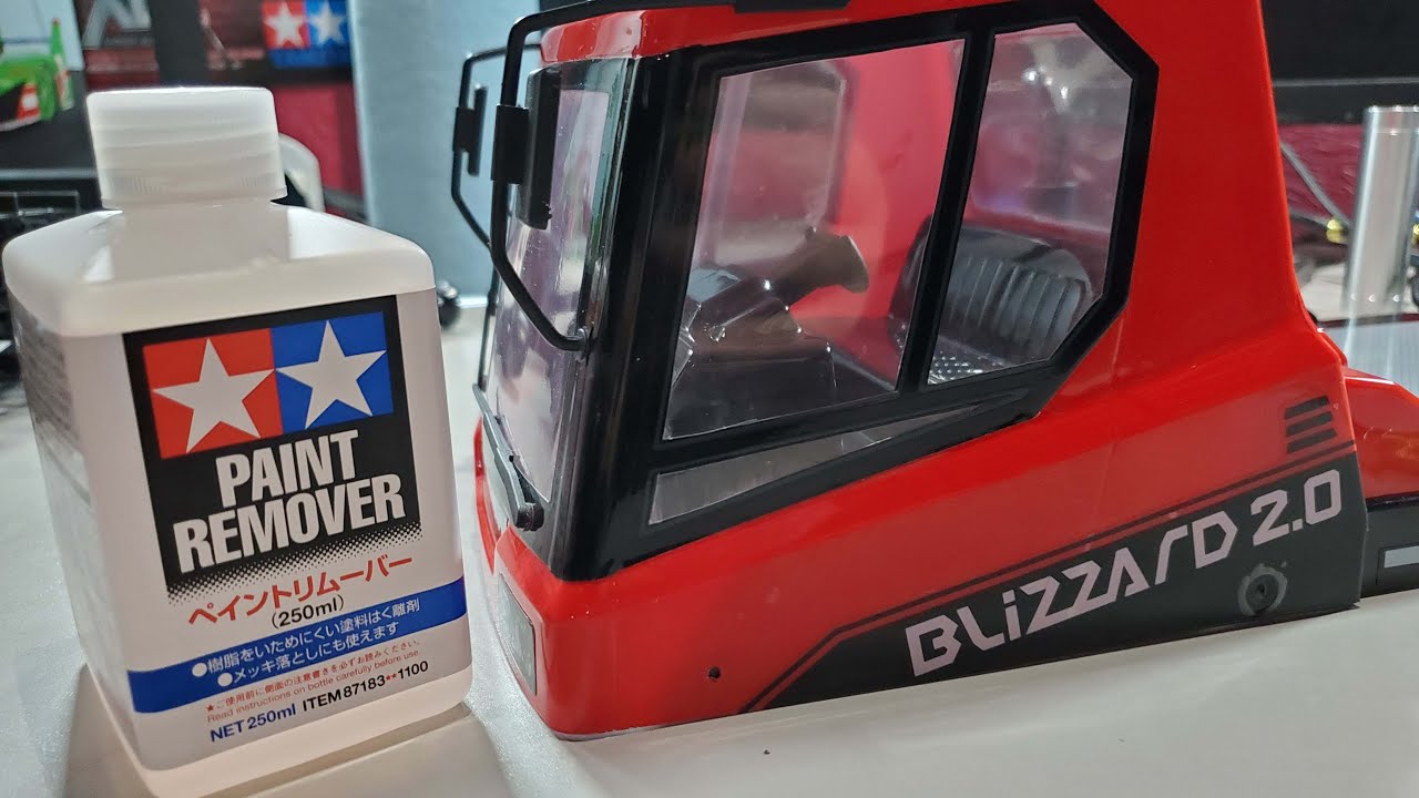 Tamiya Paint Remover on Lexan How to... YouTube