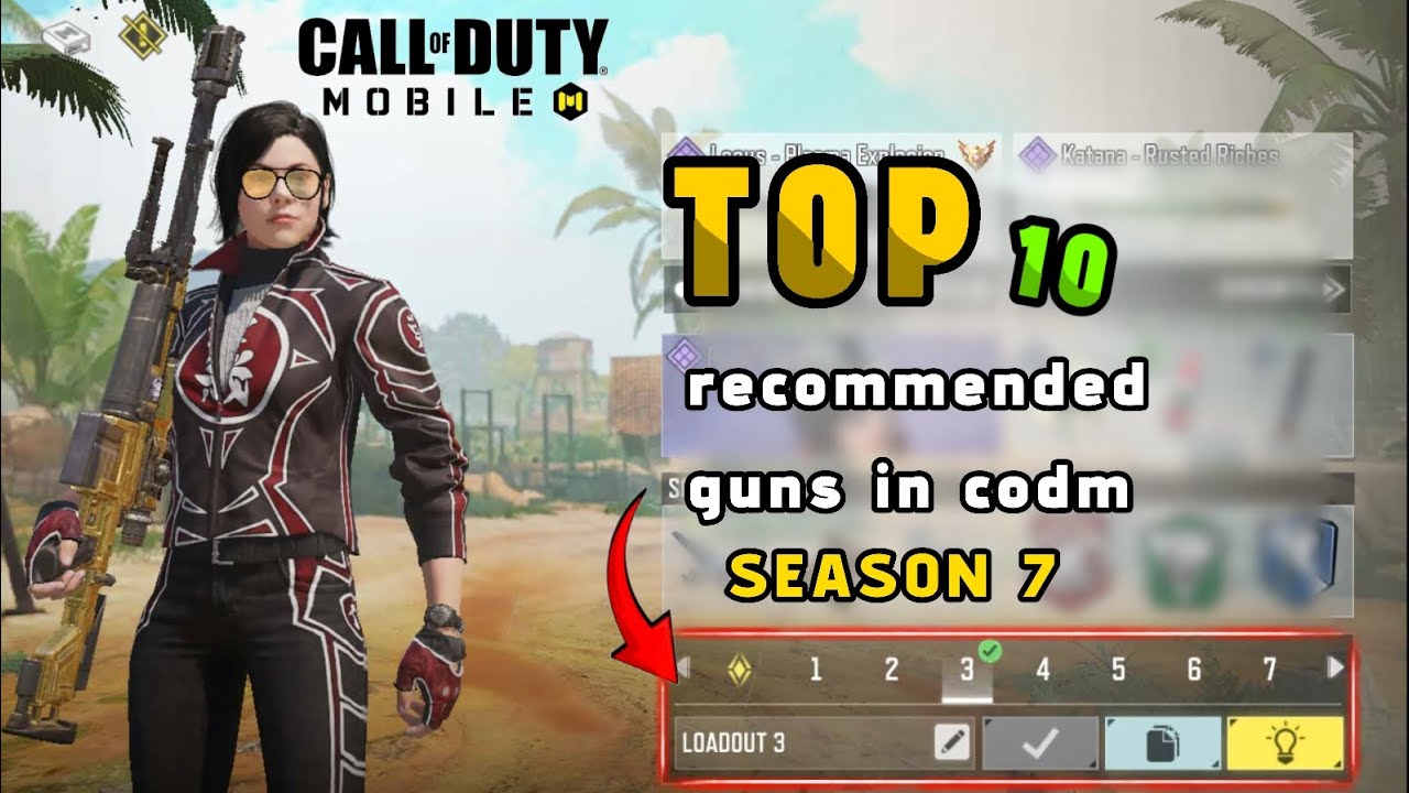 TOP 10 RECOMMENDED GUN IN CODM SEASON 6/7 - YouTube