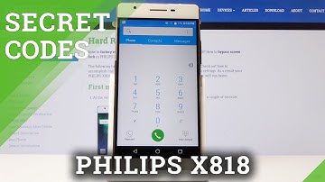 Secret Codes PHILIPS X818 - Hidden Mode / Advanced Info