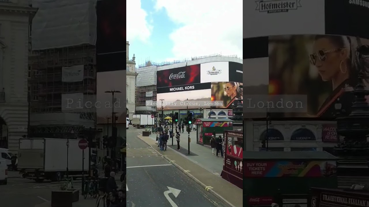 Top deck views of Piccadilly Circus!