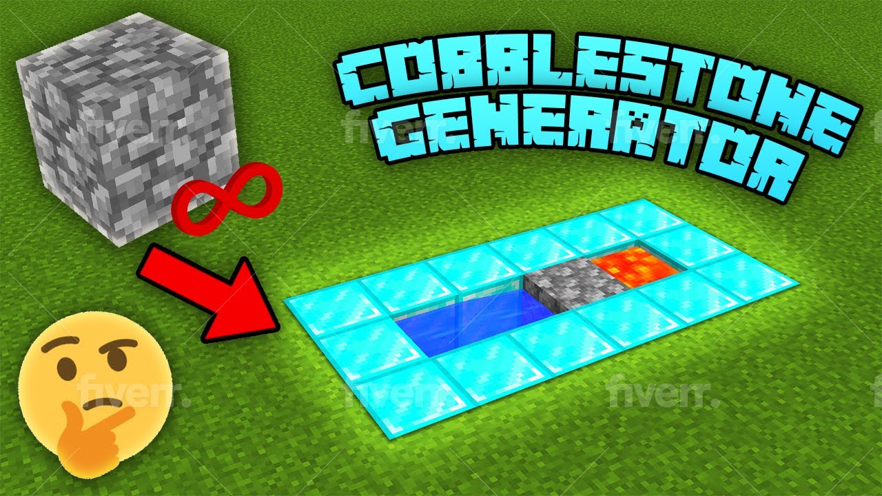 How to make a EASY Cobblestone Generator in Minecraft 2022