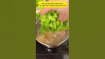 Cách nấu CANH CẢI XANH ! nấu CANH CẢI XANH THỊT BĂM #cooking
