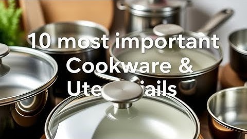 10 Most Important Kitchen Essentials & Must-Have Appliances for Every Home!