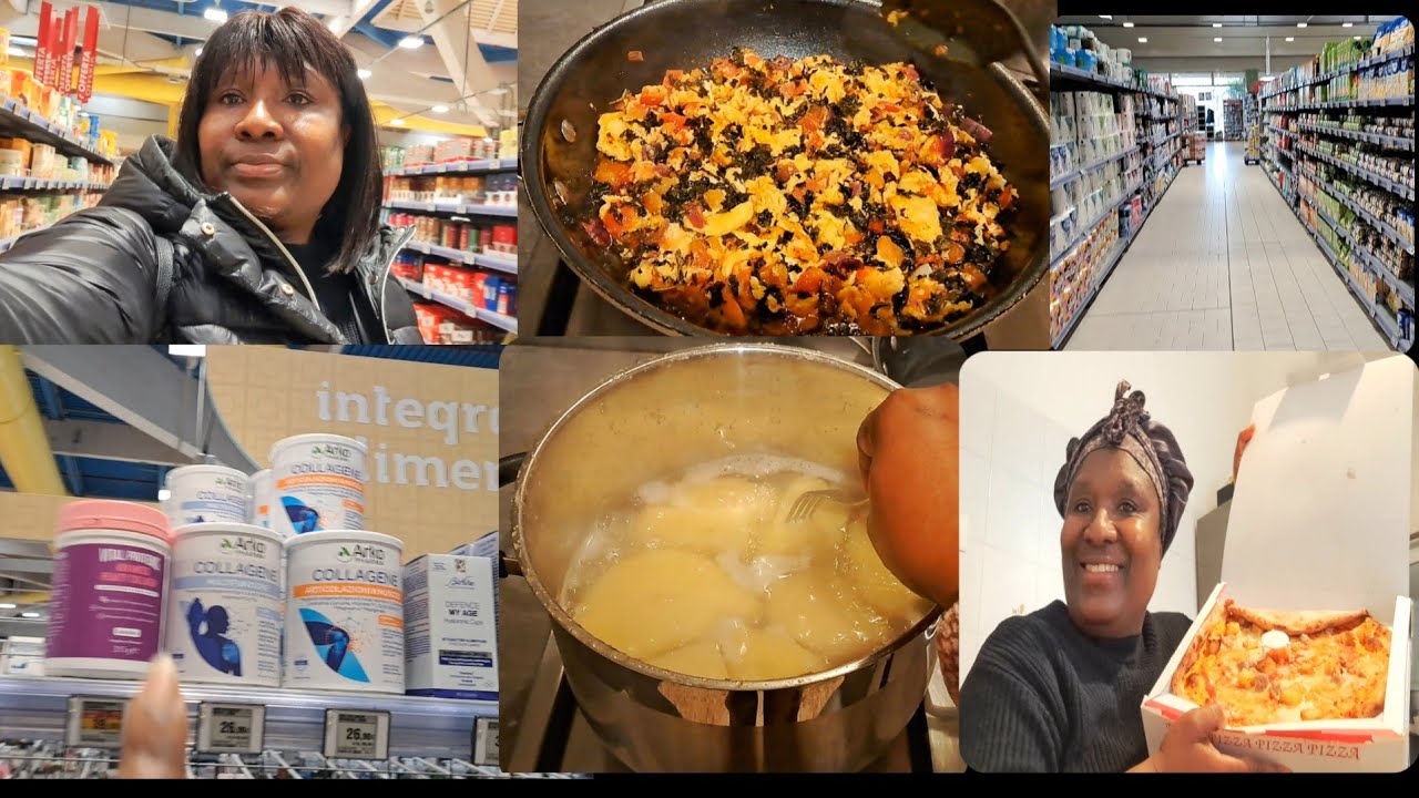 Slow living in italy/grocery shopping/haul/pizza for lunch/home cooking dinnner & more!