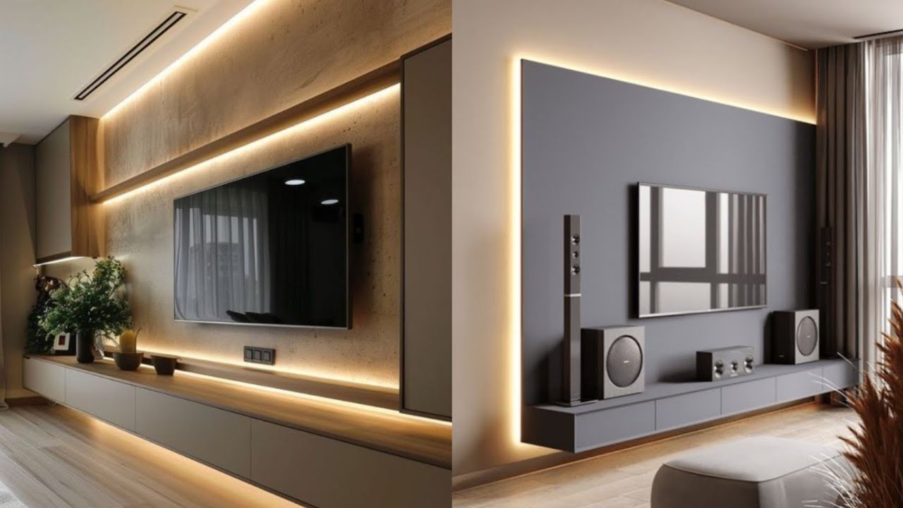 100 Modern TV Cabinets Design Ideas For Living Room Decoration 2025 ...