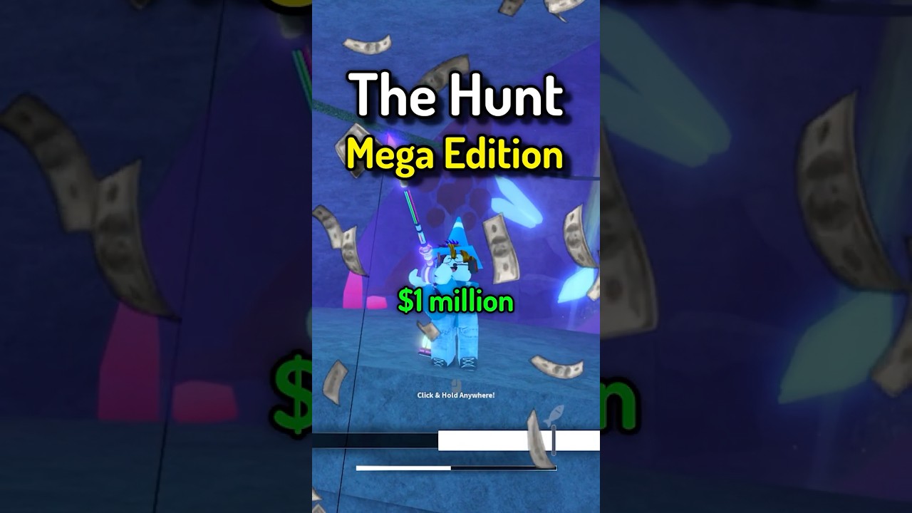 THE HUNT Mega Edition has $1 MILLION Dollar PRIZE in Roblox Fisch