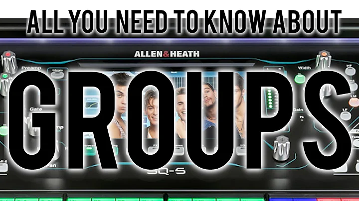 ALLEN&HEATH No 40 - Groups: one of three ways to control the inputchannels of your Mixer!