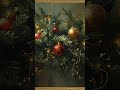 #tvart #holidayseason  #tvbackground #tvwallpaper #christmas #artforyourtv #floralart #vintagetvart
