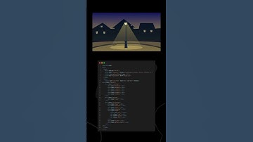 Interactive Street Lamp Using HTML CSS #html#css#js#light#animationstory