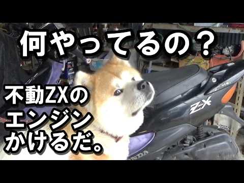 不動！AF35ラブディオZXエンジン始動までの手順の巻 - YouTube