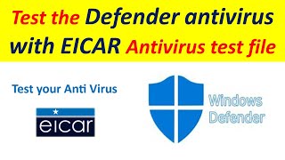 Test the Defender antivirus with EICAR antivirus test file #Defender #techiezero screenshot 2