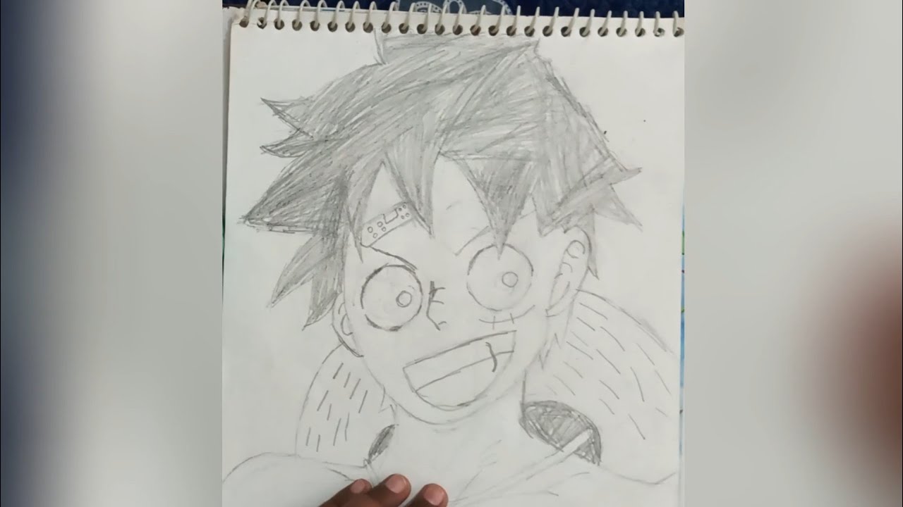 luffy drawing from one piece | how to draw luffy from one piece | #luffy 