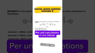 Per unit calculations in simple steps #controlengineering #engineeringstudents #circuitanalysis