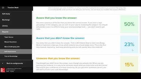 LearnSmart for Glencoe Math Grades 6 - 12: Parent Support