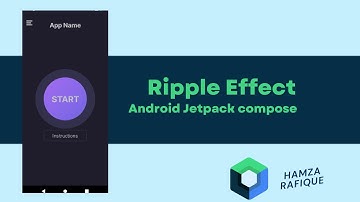 Watch how I create a ripple effect in under 1 minute using jetpack compose , in my new project.