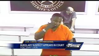 One of four armed robbery suspects in court
