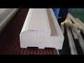 Solid door frame making machine for India customer (Sophie 0086 15063923327)