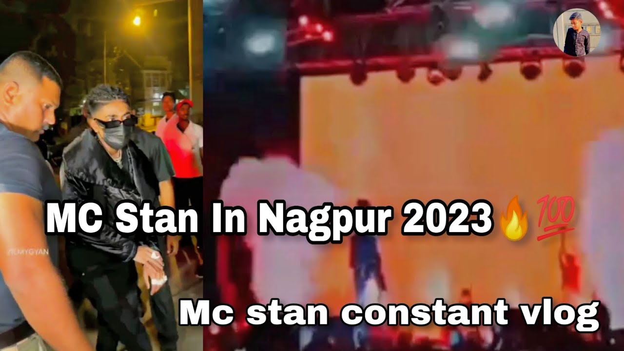 Nagpur Rapper MC STAN IN NAGPUR VLOG 2023 🔥💯 // MC STAN CONCERT VLOG// #mcstan # ...