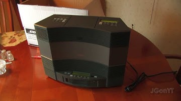 Bose Acoustic Wave Music System II and CD Changer Setup,Overview, and Sound Comparison AW-2