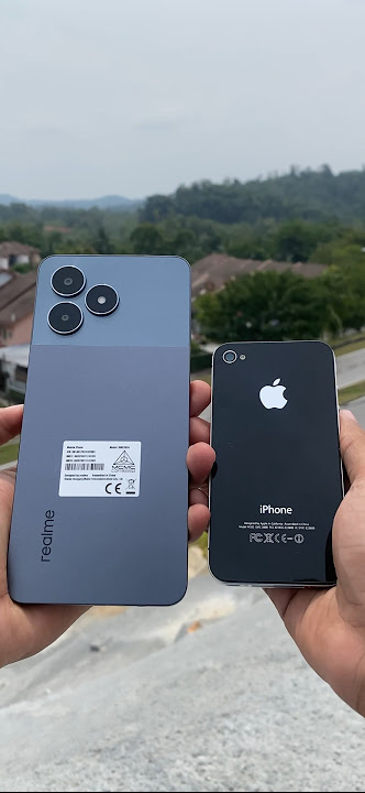 Compare Camera 📹 Apple Iphone 4 VS Realme Note 50