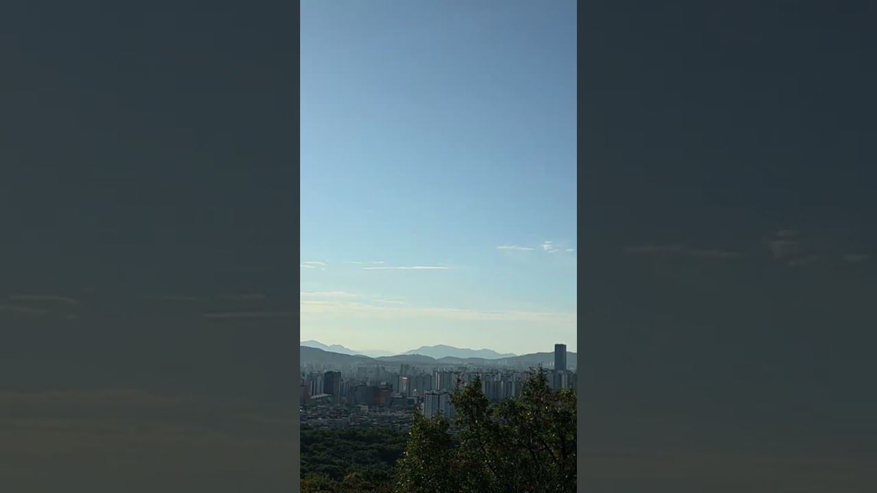 서울둘레길 북한산코스 전망대에서