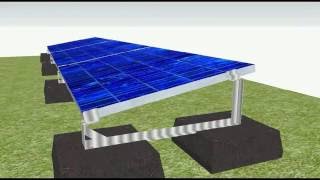 EcoMount Ecoslab Self-Ballasting Solar PV Mounting - Installation Video