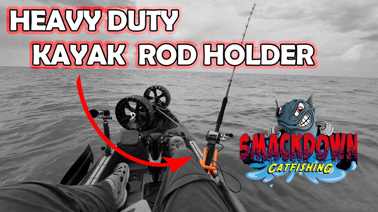 DIY Kayak Rod Holder  Kayak fishing rod holder, Kayak accessories