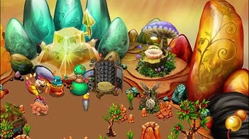 Waking up Phangler on amber island #mysingingmonsters