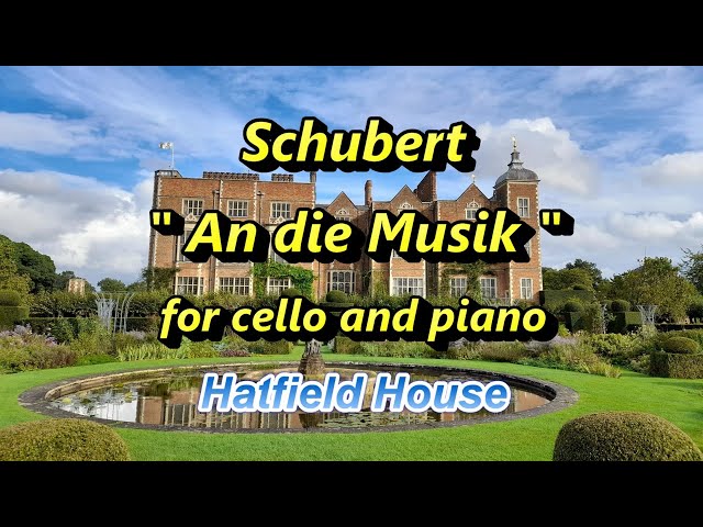 音楽に寄せて Schubert ” An die Musik ” for cello and piano