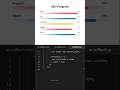 how to create animated skill bar using HTML CSS js #shorts #coding #frontendcourse #webdesign #viral