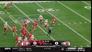 Mekhi Nelson TOUCHDOWN Nebraska vs  Utah SRS Distribution Las Vegas Bowl 2025