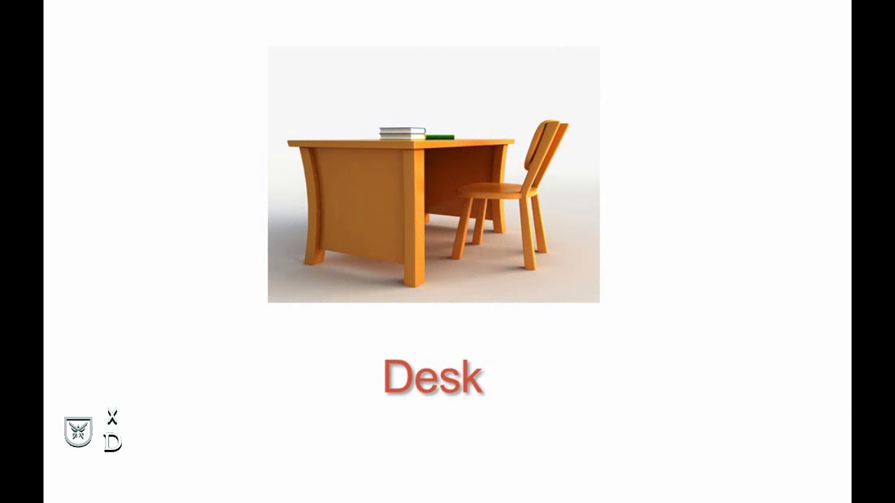 Vocabulary ：Desk / Escritorio YouTube
