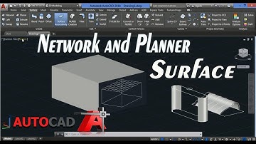 44 Auto CAD 3D How to use Network and Planner Surface. ऑटोकैड सीखें  हिंदी में।
