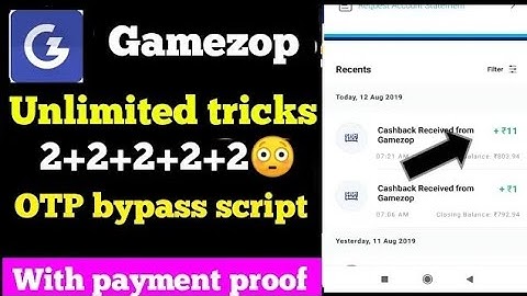 GAMEZOP NEW TRICK | UNLIMITED TRICK ₹210+210 GAMEZOP UNLIMITED H@CK MOD USA TRICK | NEW EARNING APP