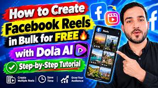 How to Create Facebook Reels in Bulk for FREE with Dola AI 🔥 | Step-by-Step Tutorial