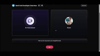 Ai mock interview platform (Demo and workflow explanation)