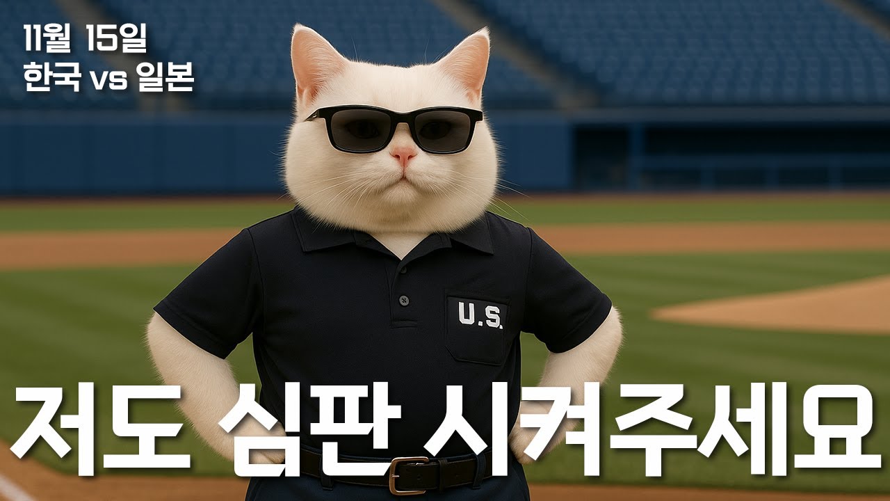 11사사구 & ㄹㅈㄷ 주심 혈압 콜라보레이션 [K-베이스볼 시리즈 평가전, 일본전 1차전]