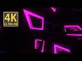 Hypnotic Magnificent VJ LOOP NEON Abstract Background Video 4k Pink Purple Visuals Party Lights 2026