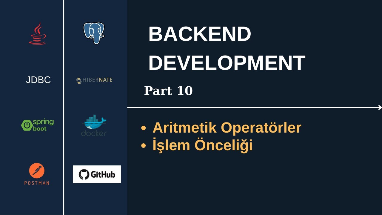 Aritmetik Operatörler | İşlem Önceliği JD #10