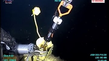 Temporary installation of ClampOn Subsea Particle Monitor on subsea insulated pipework
